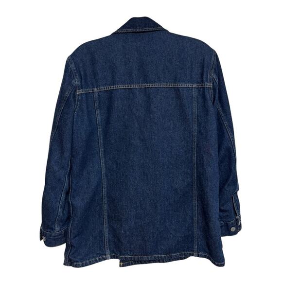 GANNI x Levi’s Double-Breasted Oversized Denim Jacket - Size S - Picture 6 of 11
